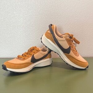 Nike Burnt Orange and Beige Sneakers